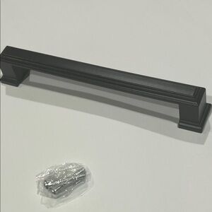 7 pcs Aluminum Alloy  kitchen hand cabinet handled,  Black Drawer Pull Handle